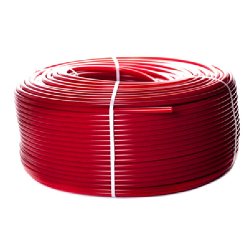 Труба 16x2  РЕХ-а из сшитого полиэтилена с кислородным слоем красная (100,500м) STOUT